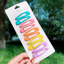 Load image into Gallery viewer, 10/20/30/40 New Women Girls Cute Colorful Waterdrop Shape Hairpins Sweet Hair Clips Barrettes Slid Clip Fashion Hair Accessories