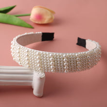 Load image into Gallery viewer, Hair Hoop women hairbands Sweet Handbands for Women Beaded Pearl Headbands Hair Accessories