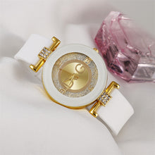 Load image into Gallery viewer, Simple Black White Quartz Watches Women Minimalist Design Silicone Strap Wristwatch Big Dial Women&#39;s Fashion Creative Watch 2022