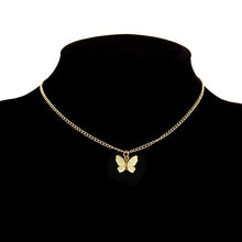 Load image into Gallery viewer, Vintage Multilayer Pendant Butterfly Necklace for Women Butterflies Moon Star Charm Choker Necklaces Boho Jewelry Christmas Gift