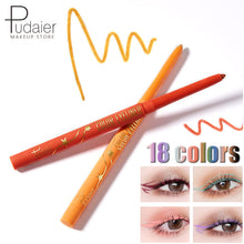 Load image into Gallery viewer, Pudaier 18 Color Eyeliner Waterproof Gel Eye Liner Pencil Makeup Cosmetics For Charm Magic Eyes Cosmetics Pencil Long Lasting