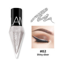 Load image into Gallery viewer, New Professional Shiny Eye Liners Cosmetics for Women Pigment Silver Rose Gold Color Liquid Glitter Eyeliner Cheap Makeup