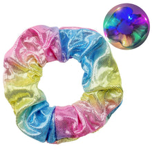 Load image into Gallery viewer, 2022 New Arrival Girls LED Luminous Scrunchies Hairband Ponytail Holder Headwear Elastic Hair Bands Solid Color Hair Accessories