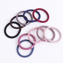 Load image into Gallery viewer, 10Pcs/Lot Fashion Basic Elastic Rubber Bands Hairband For Girls Women Headwear Headband Holder Scrunchie Hair Accessories Simple
