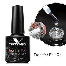 Load image into Gallery viewer, Venalisa Foil Transfer Gel Easy Apply Nail Art Design Manicure Enamel Gel Polish UV LED Gel Nail Polish Lacquer Varnish Foil