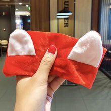 Load image into Gallery viewer, Wash Face Warm Coral Fleece Wash Face Bow Hairbands For Women Girls Headbands Headwear Hair Bands Turban Hair Accessories 1501