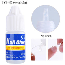 Load image into Gallery viewer, Fast Dry Nail Glue False Nail Tips Gel Polish Fake Nails Extension Adhesive Super UV Glue Acrylic Nail Art Tools Manicure TR1866