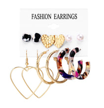 Load image into Gallery viewer, LATS Women&#39;s Earrings Set Tassel Pearl Earrings for Women Bohemian Fashion Jewelry 2022 Geometric Kolczyki Hoop Earings