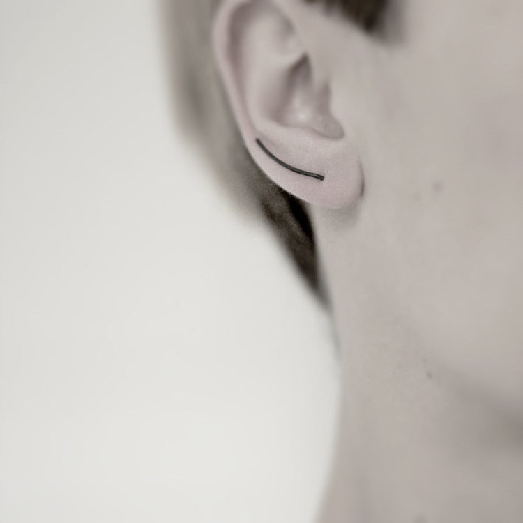 S925 Silver Earrings Creative U-shaped Ear Buckle Earrings
