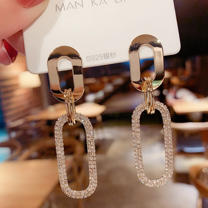 New Women&#39;s Earrings Korean Stud Earrings for Women Vintage Pearl Dangle Drop Gold Earring Set 2022 Trend Earings Female Jewelry