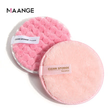 Load image into Gallery viewer, MAANGE Soft Fiber Makeup Remover Puff Facial Wash Puff Double Sided Makeup Sponge Easy to Use Beauty Make Up Remover Tools