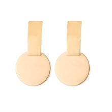 Load image into Gallery viewer, FNIO Fashion Vintage Earrings For Women Big Geometric Statement Gold Metal Drop Earrings 2022 Trendy Earings Jewelry Accessories