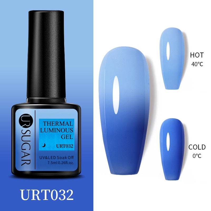 UR SUGAR Thermal Gel Nail Polish Temperature Color-Changing Soak Off UV/LED Nail Gel Lacquers Varnish Gel Long Lasting Polish