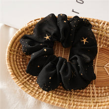 Load image into Gallery viewer, Shiny Star Chiffon Hair Scrunchies Women elastic rubber hair bands Girl Ponytail Holder Hair Ties Ropes hair accessories New