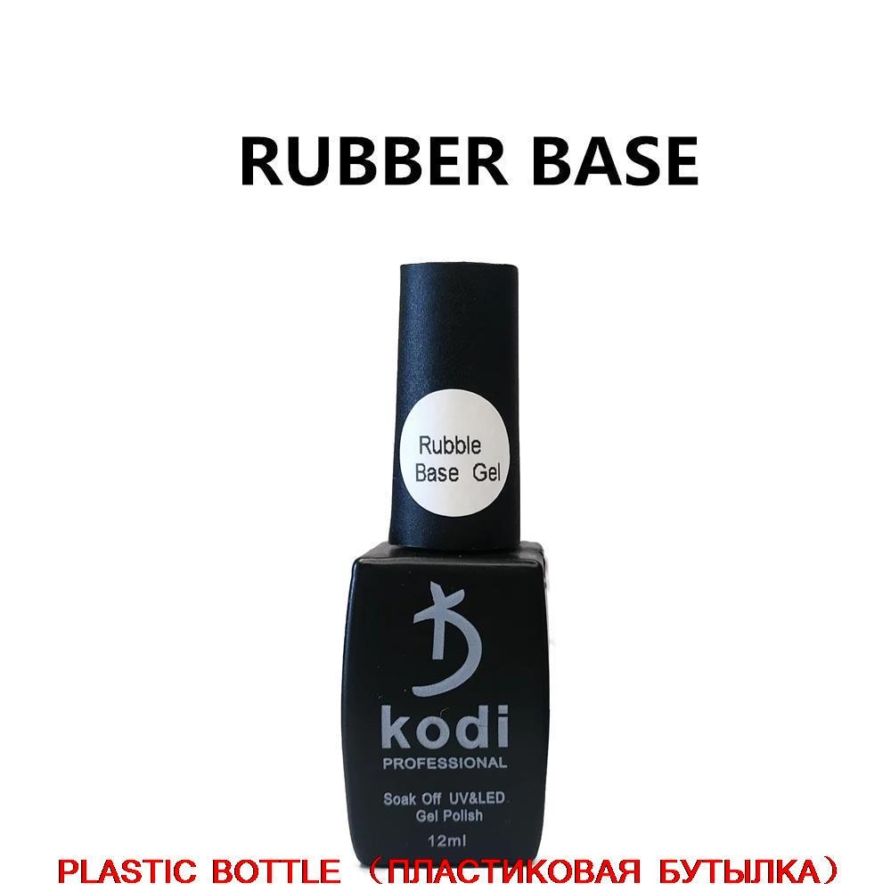 KODI 12ml Natural Base Gel 2 in 1 Glitter Camouflage Base Gel Nail Polish UV Plastic Bottle Top Coat   Plastic Bottle Gellak