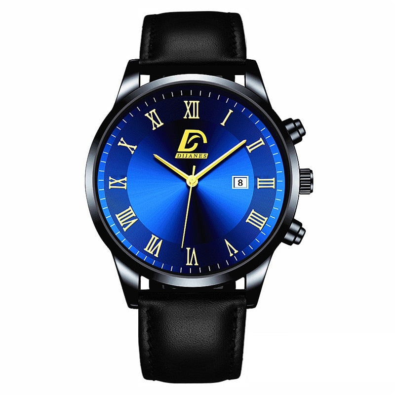 2023 Fashion Mens Gold Stainless Steel Watches Luxury Minimalist Quartz Wrist Watch Men Business Casual Watch relogio masculino