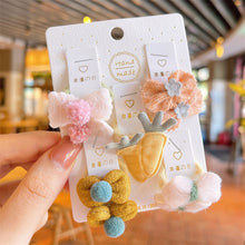 Load image into Gallery viewer, Kawaii Flower Bowknot Princess Baby Scrunchies Children Girls Elastic Hair Bands Accessories Tie Hair Ring Rope Holder Headdress