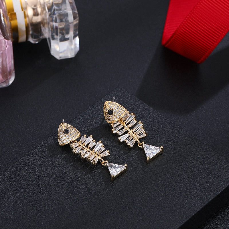Fish Earrings For Teens Decorations For Girls Mini Earrings Small Fashion Jewelry Gift Female 2022 Trends Wholesale True Beauty