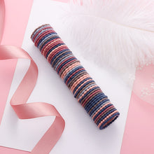 Load image into Gallery viewer, 50pcs Girls Solid Color Big Rubber Band Ponytail Holder Gum Headwear Elastic Hair Bands Korean Girl Hair Accessories Ornaments