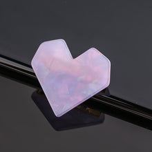 Load image into Gallery viewer, Sweet Heart Shape Hair Clips Pin for Women Girls Geometric Acetate Barrettes Headwear Girls Chic Hairpins Hair Accessories