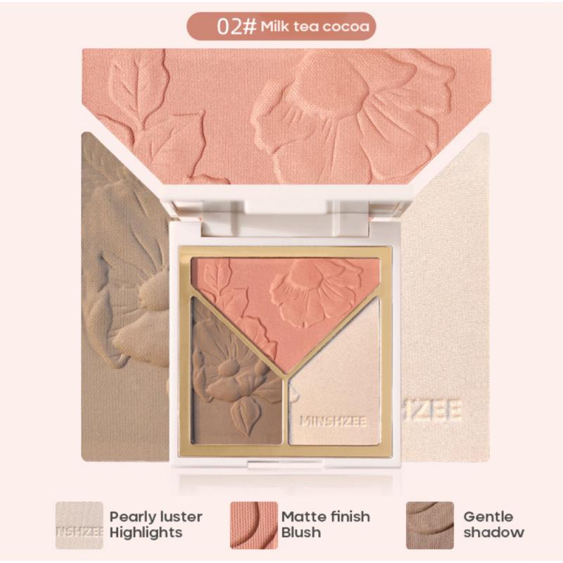 2022 New Highlighter Palette Makeup Contour Powder Matte Face Make Up Pigmented Blusher Pallete Cosmetics Wholesale TSLM1