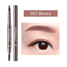 Load image into Gallery viewer, 5 Colors Natural Makeup Double Heads Automatic Eyebrow Pencil Waterproof Long-lasting Easy Ware Eyebrow Pen with Eyebrow Brush