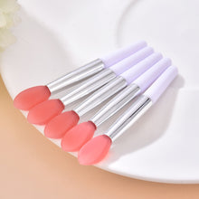 Load image into Gallery viewer, 5Pcs Double Side Soft Silicone Head Eyeshadow Lip Applicator Brush Makeup Brushes with PVC Bag Cosmetic Beauty Makeup Tools