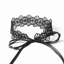 Load image into Gallery viewer, New Adjustable Lace Choker with Bell Sweet Cute Gothic Choker Necklaces Collar for Women Girls Detachable Cosplay Party Jewelry