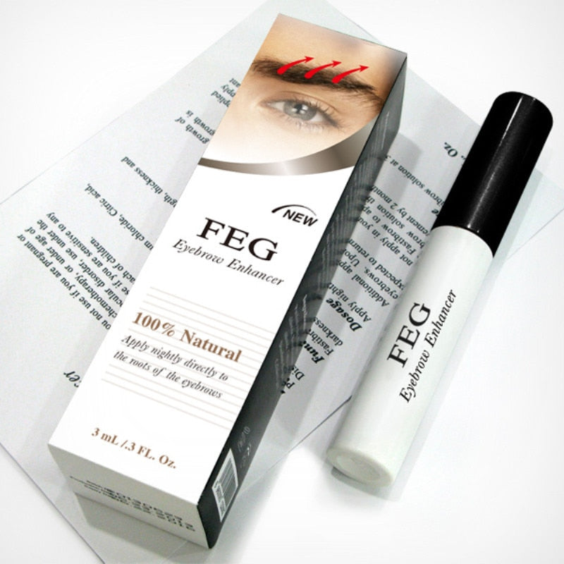 FEG Eyebrows Enhancer Rising Eyebrows Growth Serum Eyelash Growth Liquid Eye Makeup Lengthening Thicker Curling Cosmetics Tools