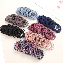Load image into Gallery viewer, 50Pcs/Bag Girls Elastic Hair Band Hair Rope Small Rubber Bands Ponytail Holder Women Girls Scrunchie Hair Tie Hair Accessories
