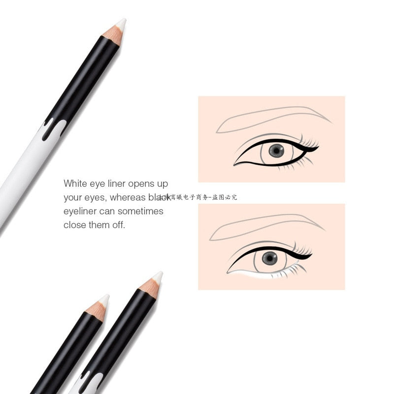 Top Selling 1/2/3/4/ 5pcs Eyeliner Pencil Makeup Women Long Lasting Waterproof Pigment Eye Liner White Eyeliner Pen Cosmetics
