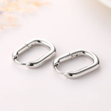 Load image into Gallery viewer, 2022 New Classic Copper Alloy Smooth Metal Hoop Earrings For Woman Fashion Korean Jewelry Temperament Girl&#39;s Daily Wear earrings