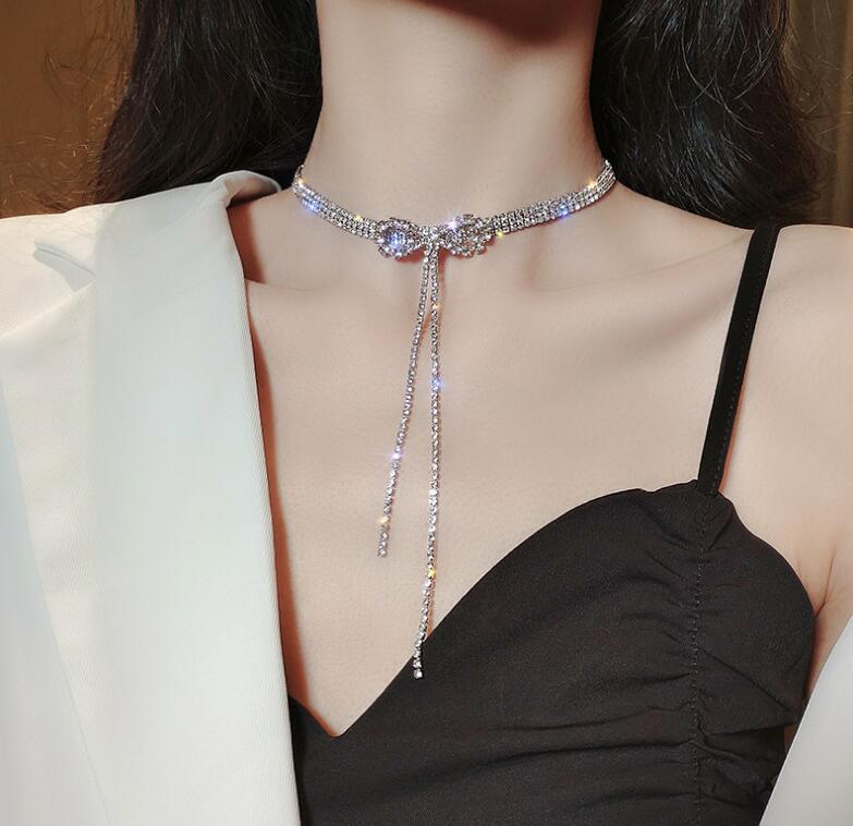 Elegant Big White Imitation Pearl Choker Necklace  Clavicle Chain Fashion Necklace For Women Wedding Jewelry Collar 2022 New
