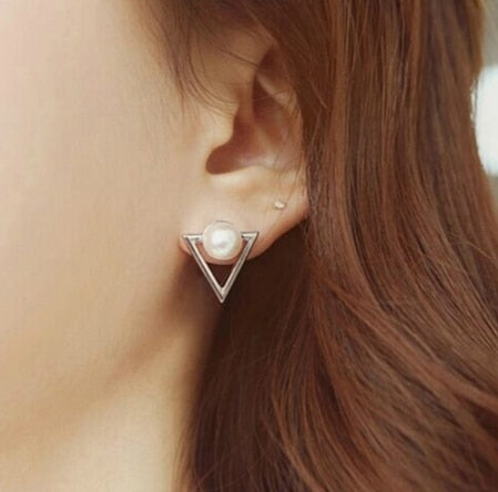 Hot Trendy Cute Nickel Free Earrings Fashion Jewelry  Earrings Square Stud Earrings For Women Brincos Statement Earrings
