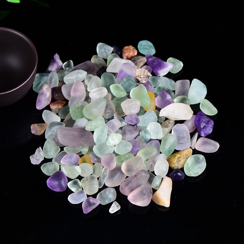 50g 100g Natural Crystal Gravel Specimen Rose Quartz Amethyst Home Decor Colorful for Aquarium Healing Energy Stone Rock Mineral