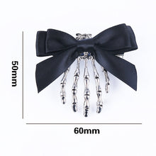 Load image into Gallery viewer, Halloween Bow Skull Clip Skeleton Ghost Hand Bone Hairpin Vintage Punk Gothic Personality Women Girls Hairclips Hair Accessories
