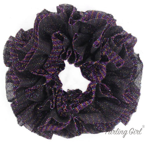 Furling Girl 1PC Muslim Women Fashion Scrunchies Elastic Hair Bands Large Size Knitting Wool Hair Ponytail Bun Holder