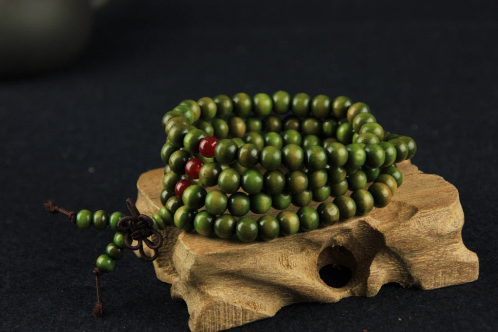 5 Colors 108 Beads 8mm Sandalwood Buddhist Jewelry Buddha Wood Prayer Bead Mala Unisex Men Bracelets &amp; Bangles Jewelry Bijoux