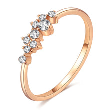 Load image into Gallery viewer, Stylish Fashion Women Ring Finger Jewelry Rose Gold /Sliver /Gold Color Rhinestone Crystal Opal Rings 6/7/8/9 Size Hot Sale