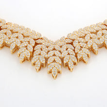 Load image into Gallery viewer, Hadiyana Trendy Noble Micro Pave Cubic Zirconia Dubai Jewelry Sets Latest Luxury Bridal Wedding Jewelry Set For Women TZ8025