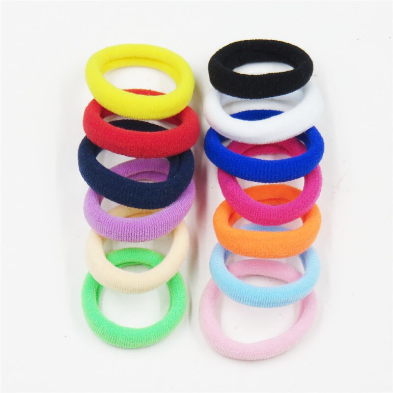 10PCS/LOT Colorfull Hair Ring Novelty Elastic Hair Bands For Girls Bohemian Scrunchy Fashion Kids Hair Accessories For Women