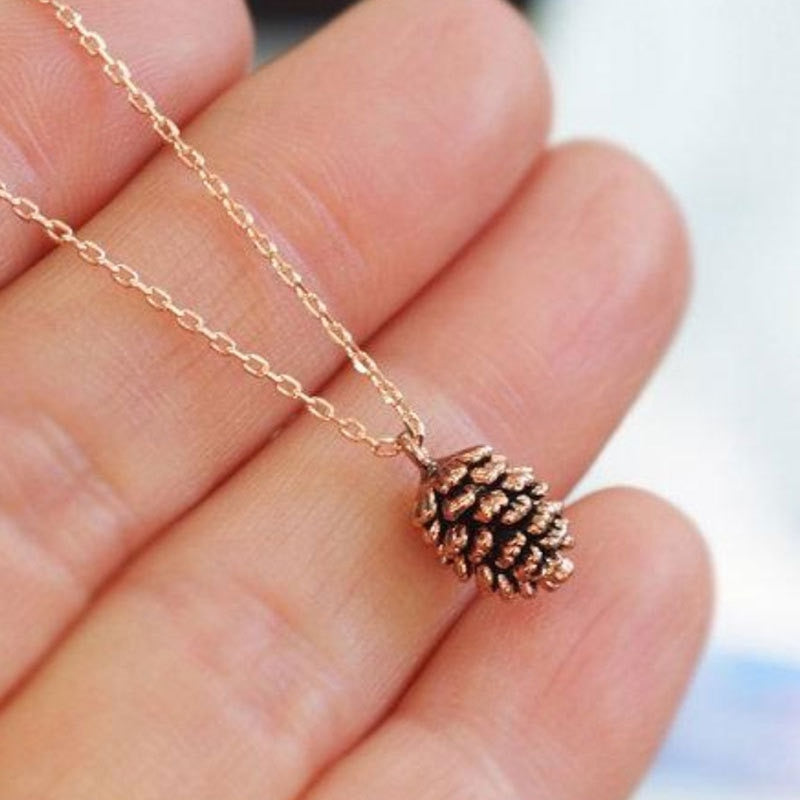 Timlee N031 New Simple Popular Pine Nut Plant Specimen Pendant Necklace,Fashion Jewelry Wholesale
