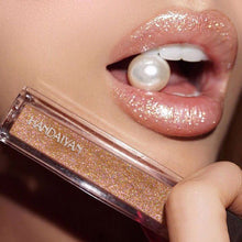 Load image into Gallery viewer, HANDAIYAN Diamond Glitter Lip Gloss Lips Makeup Rainbow Nude Pearl Matte Liquid Lipstick Makeup Cosmetics Matt Lipgloss Batom