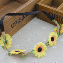 Load image into Gallery viewer, Dreamlikelin Bohemian Sunflowers Daisy Flowers Headband Ladies Hairband Hair Ornaments Floral Hair Accessories