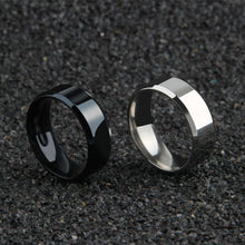 Load image into Gallery viewer, 2022 Fashion Charm Jewelry ring men stainless steel Black Rings For Women