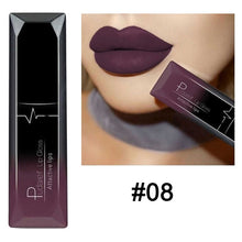 Load image into Gallery viewer, Matte Liquid Lipstick Waterproof Long Lasting Lip Gloss Tint Sexy Red Nude Purple Metallic Lipsticks Makeup Cosmetics