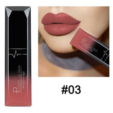 Load image into Gallery viewer, Matte Liquid Lipstick Waterproof Long Lasting Lip Gloss Tint Sexy Red Nude Purple Metallic Lipsticks Makeup Cosmetics