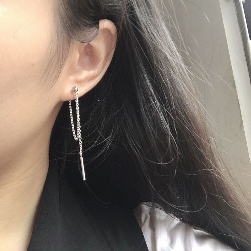 Korean Fashion Jewelry Earrings Tassel Retro Long Drop Earrings Chain Metal Earrings Wholesale Statement Earrings Brincos