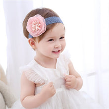 Load image into Gallery viewer, 2022 New Girls baby Headband Fabric Flowers For Headbands Hair Hoop Children DIY Jewelry Photographed Photos Hair Accessories