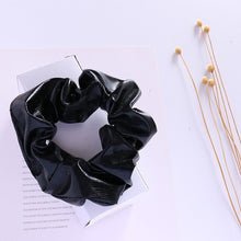 Load image into Gallery viewer, Free shipping Fashion women pretty solid Hair bands cute metallic hair scrunchies girl&#39;s hair Tie Accessories Ponytail Holder